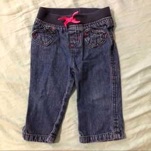 3/$12 Jumping Beans Baby Girl Jeans 9M